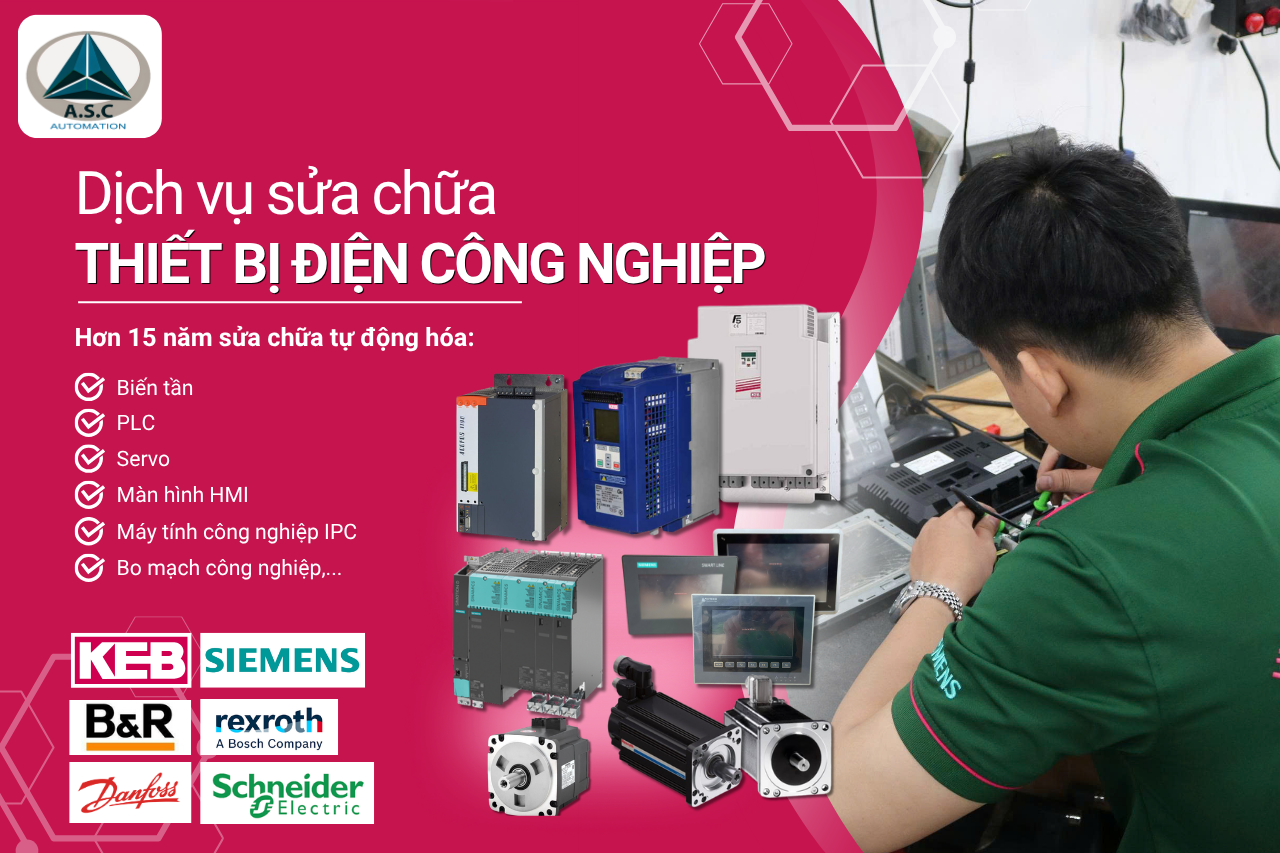 A.S.C VN chuyên sửa chữa thiết bị điện công nghiệp tại TP.HCM, Bình Dương,...