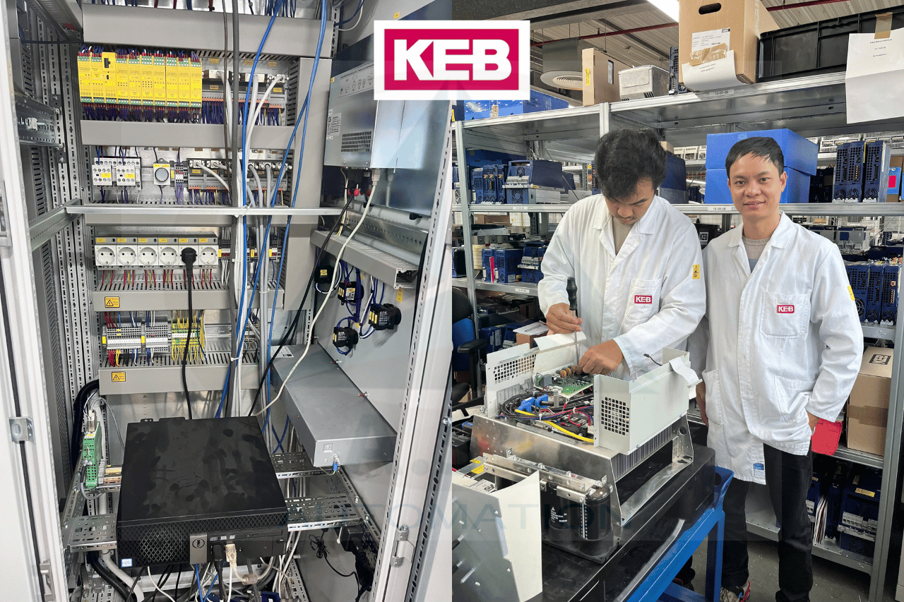 Kỹ sư A.S.C VN tham gia đào tạo tại KEB Đức