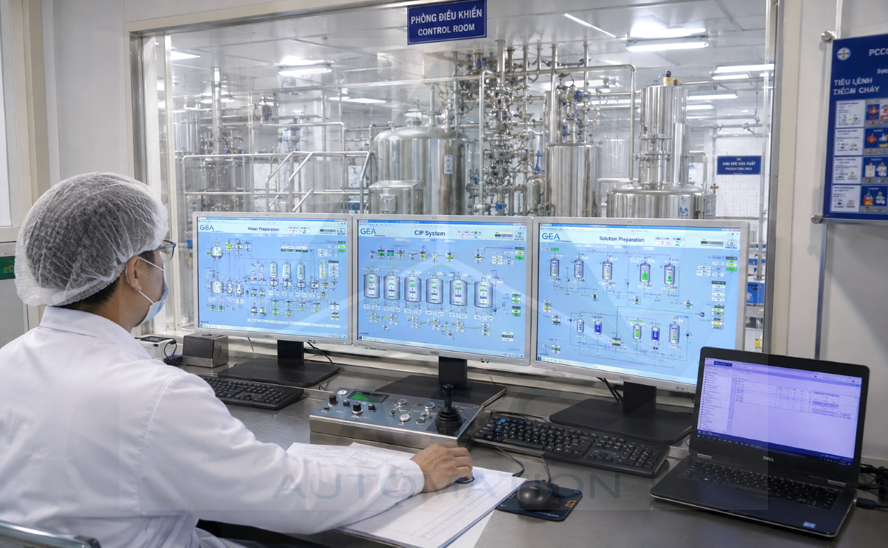 Lập Trình SCADA cho nhà máy sản xuất dược phẩm