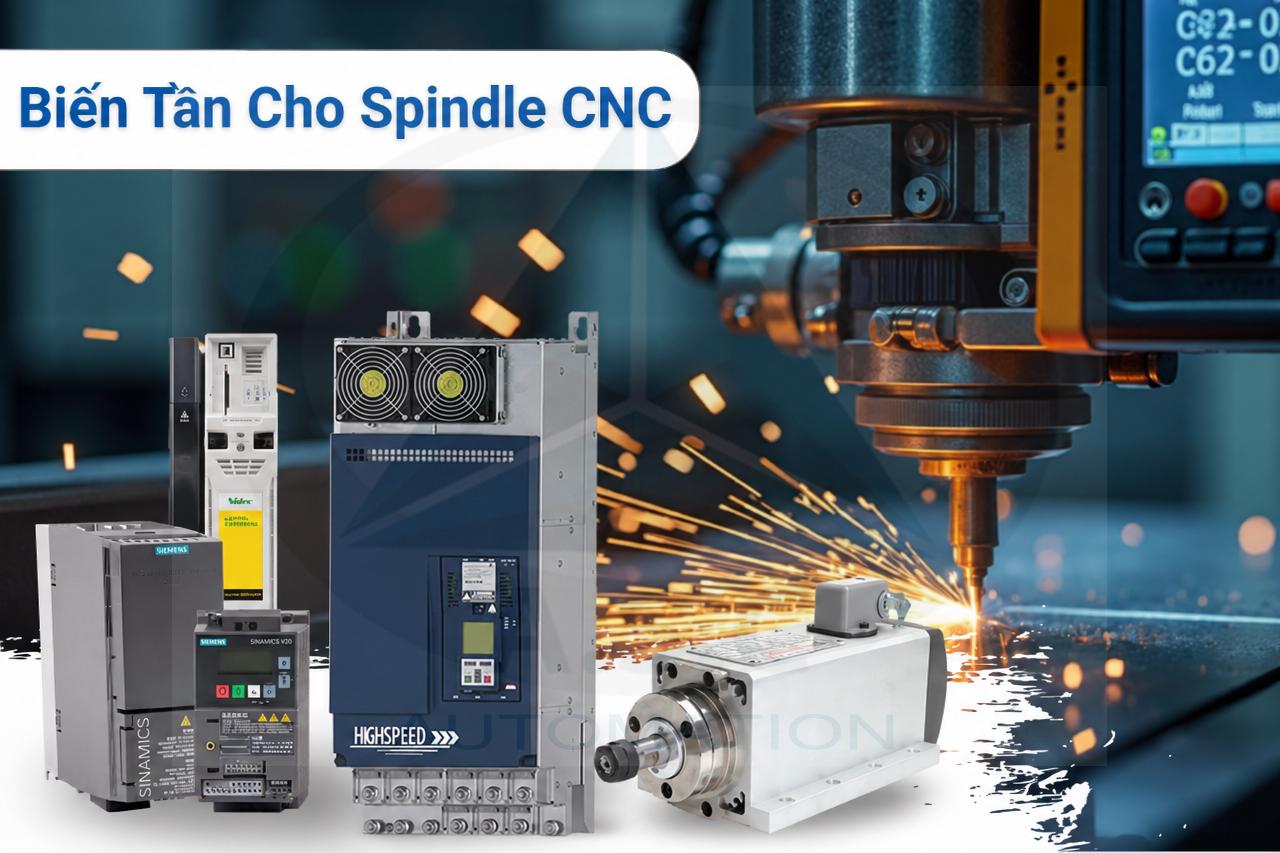 Biến tần cho Spindle CNC