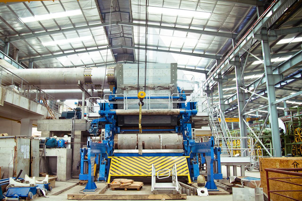 Giải pháp điều khiển đồng bộ hệ thống máy xeo giấy tốc độ cao