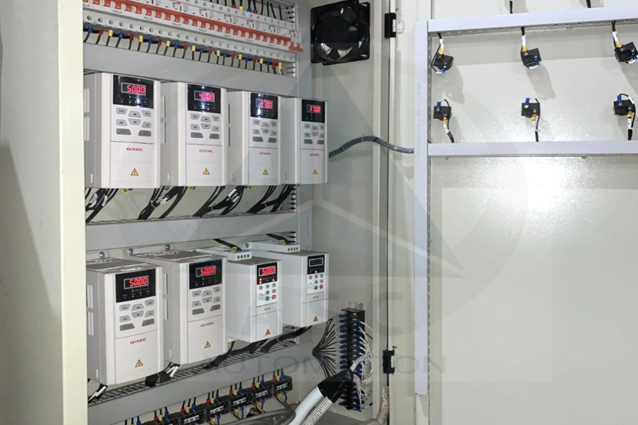 Giải pháp lắp đặt biến tần thang nâng hàng giảm sốc cơ khí