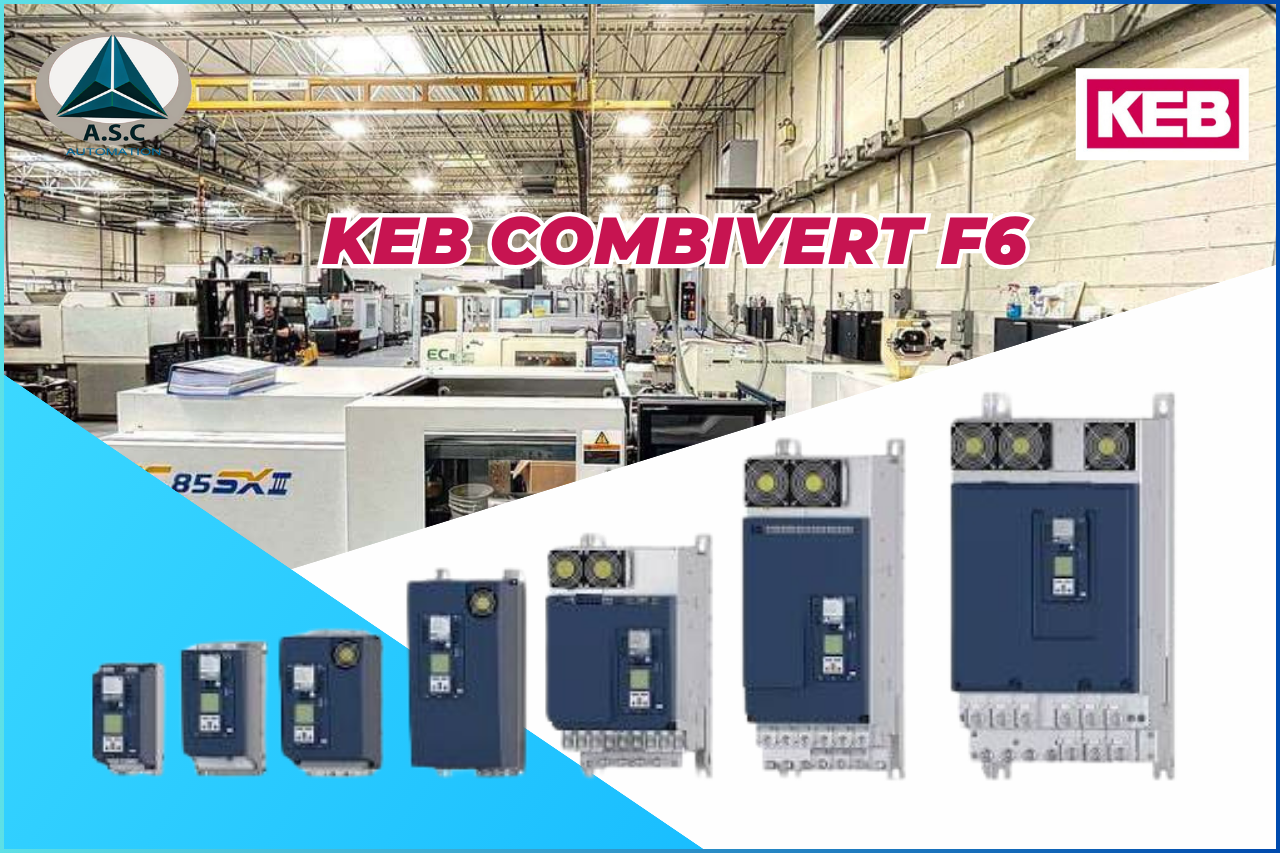 KEB COMBIVERT F6 là dòng biến tần AC rất phù hợp cho bơm thủy lực