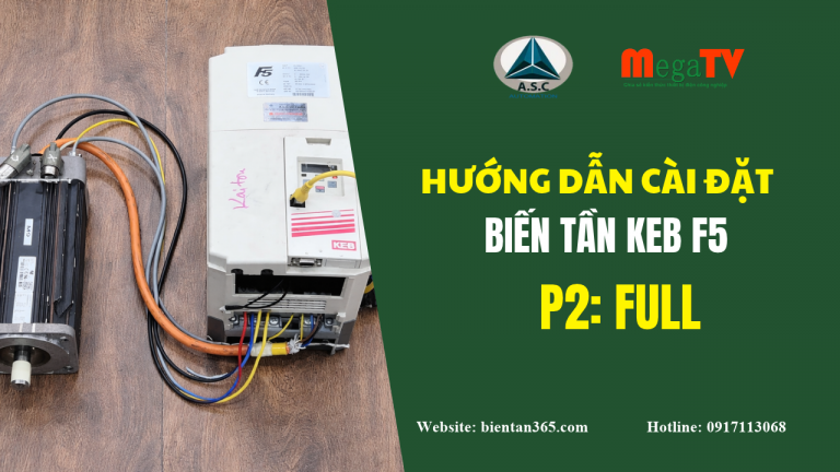 KEB F5 Hướng dẫn cài đặt Full thông số Biến tần KEB F4, F5 Application