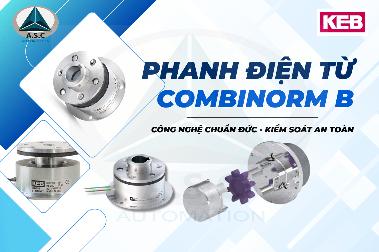 Phanh điện từ COMBINORM B KEB lựa chọn đáng tin cậy cho mọi nhà máy