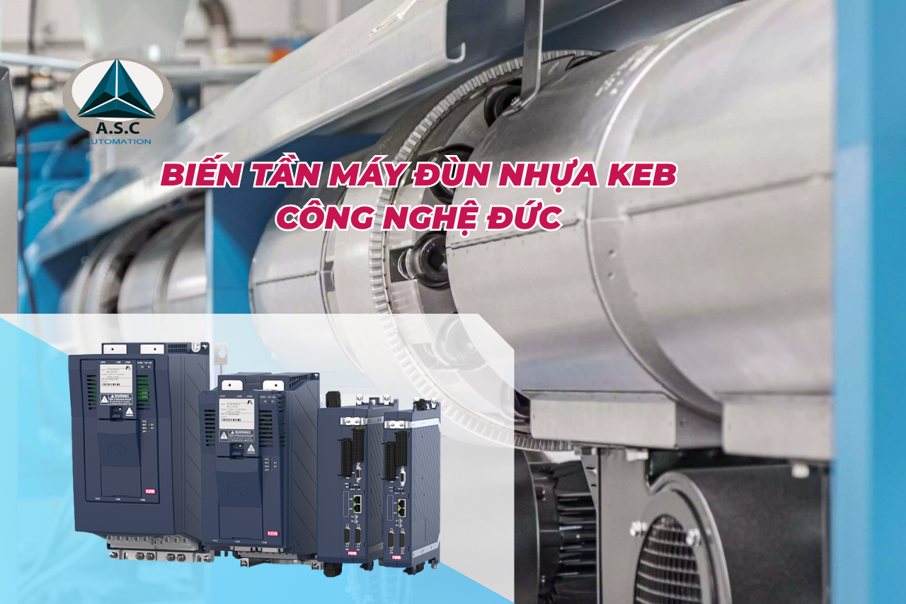 KEB cung cấp giải pháp biến tần tốt nhất cho mày đùn nhựa